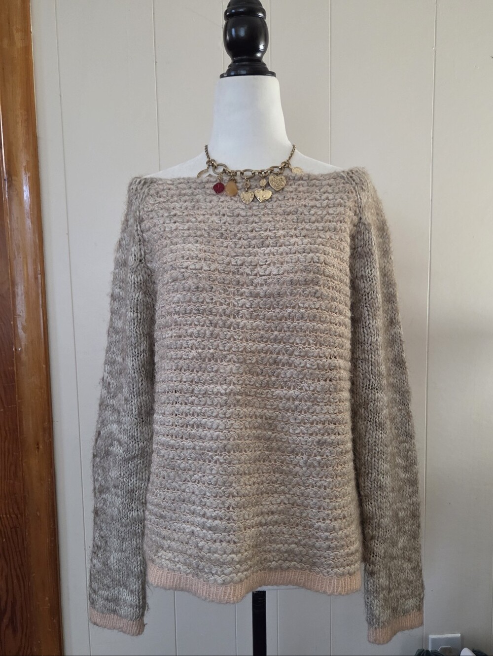 Cocogio | Alpaca Wool Blend Italian Knit Sweater | Sz Lrg